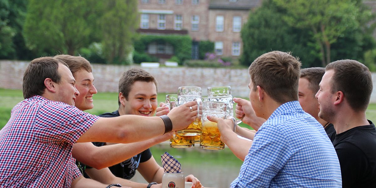 Der Feierabend lässt sich entspannt ausklingen im Biergarten!