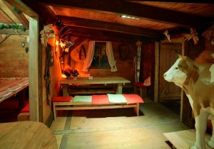 Almhütte Innenansicht