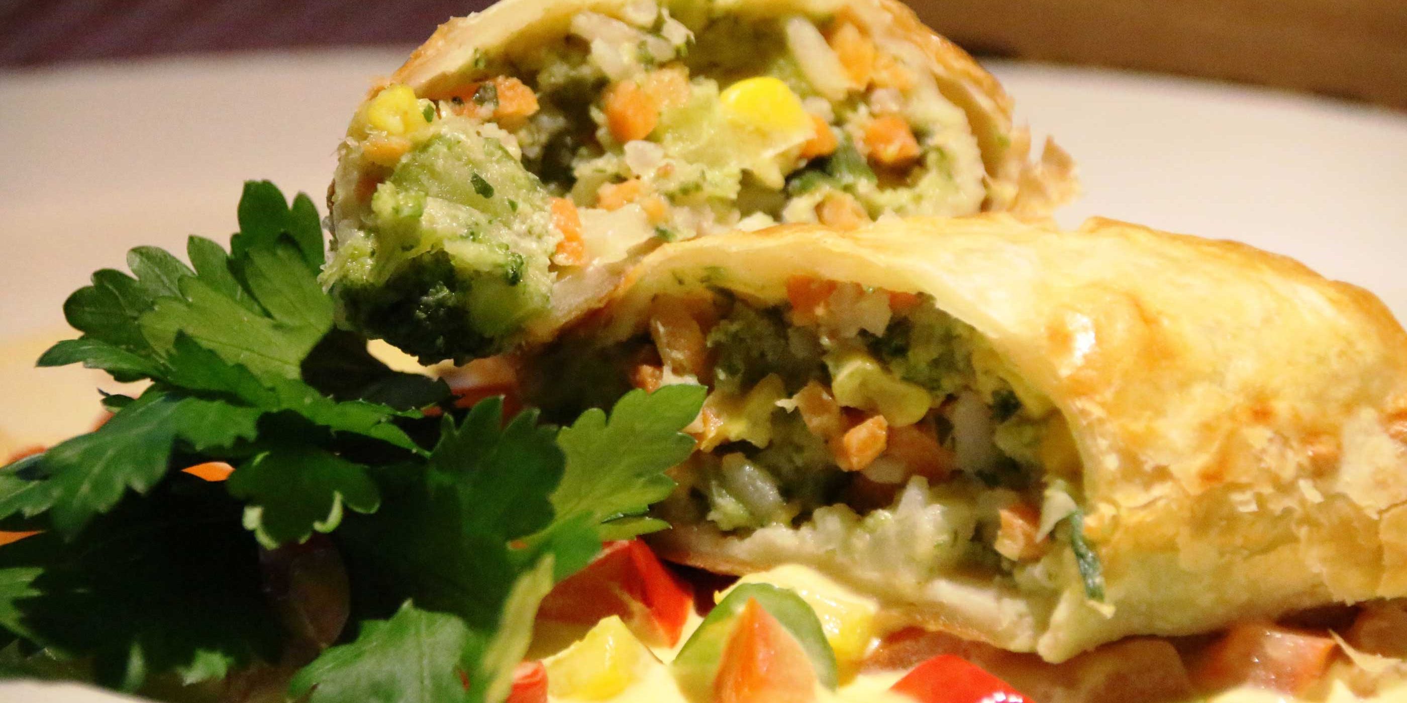 Gemüsestrudel Wirtshaus Grohnder Fähre